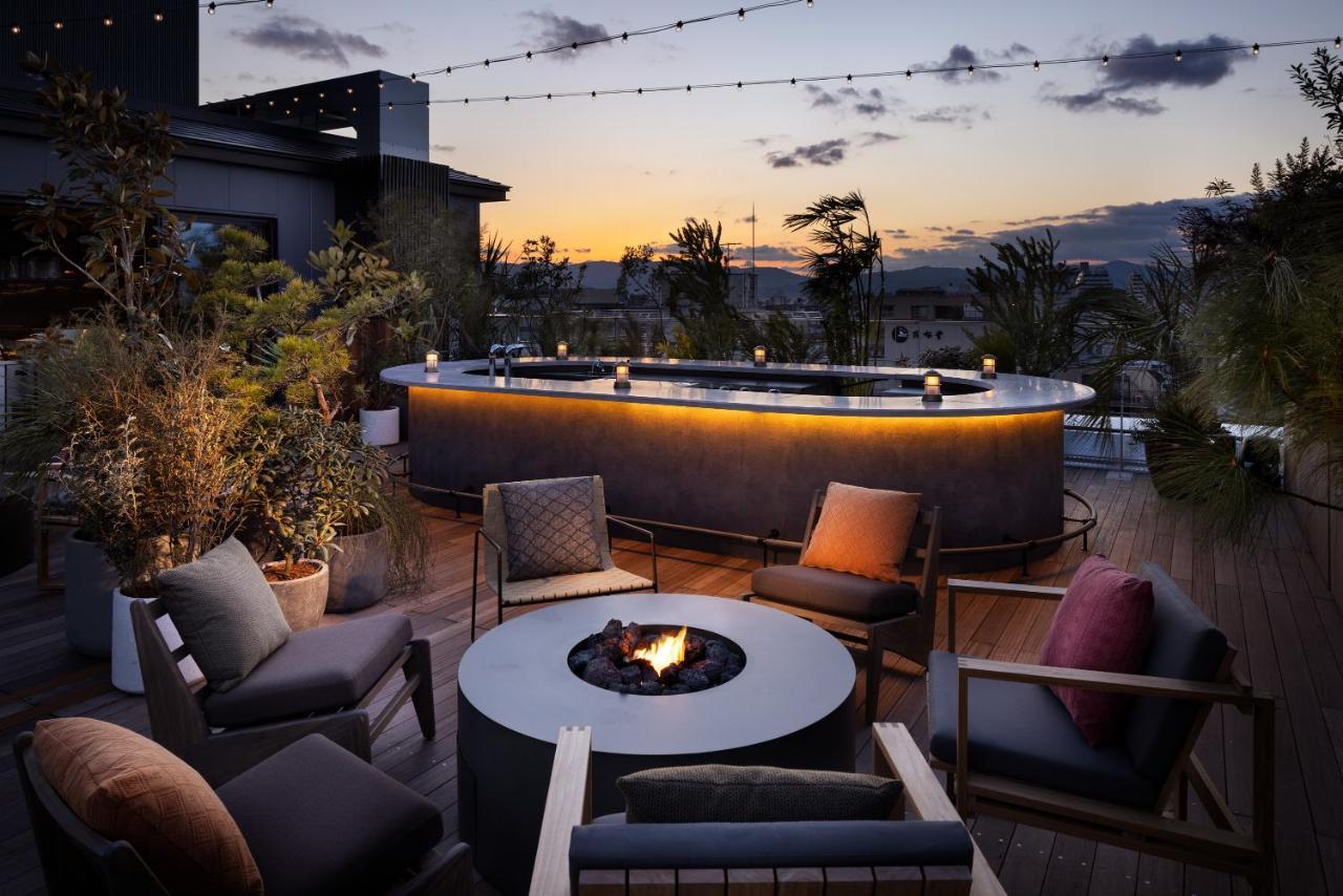 Nohga Hotel Kiyomizu Κιότο Εξωτερικό φωτογραφία The rooftop bar at the hotel