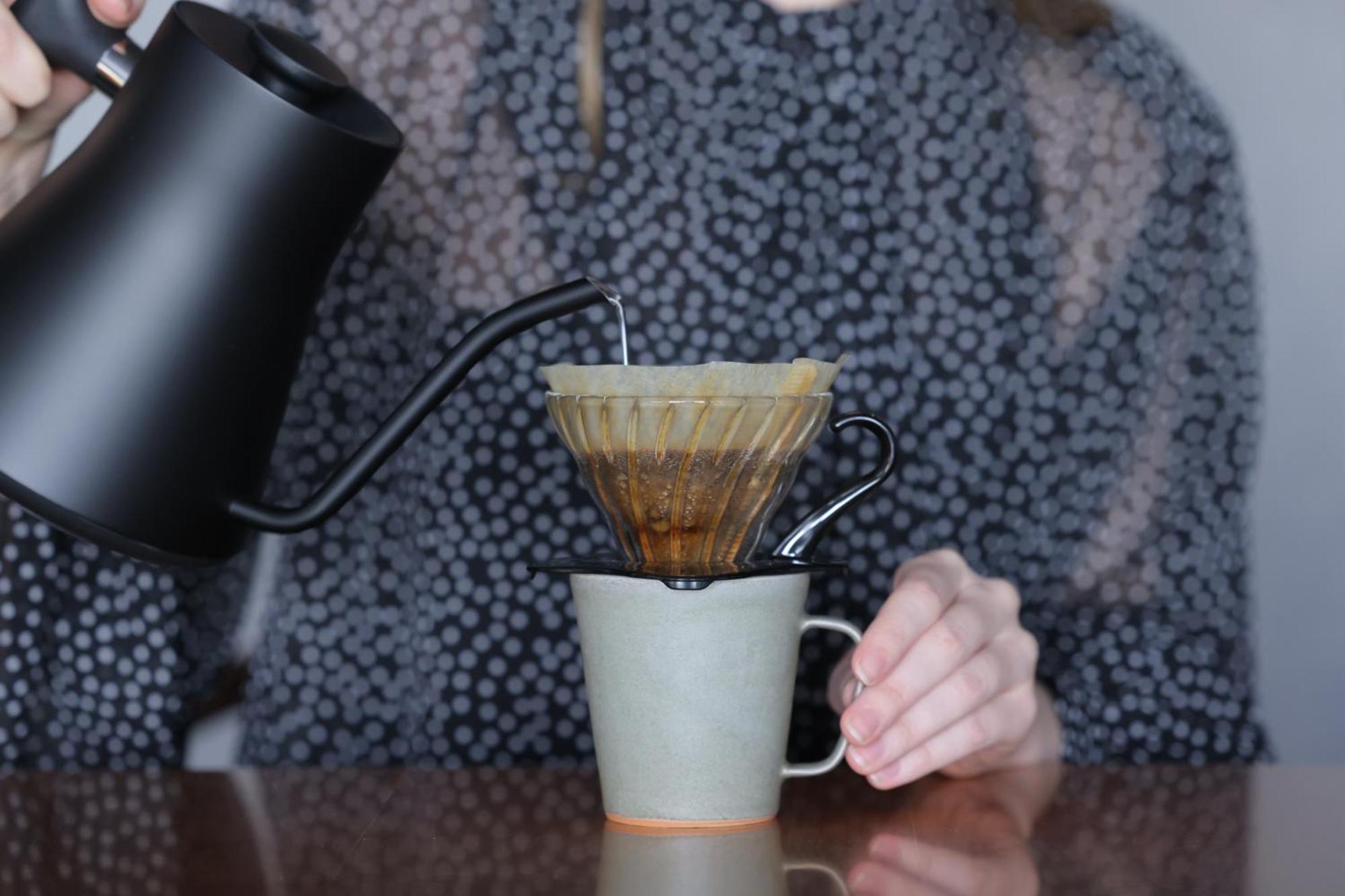Nohga Hotel Kiyomizu Κιότο Εξωτερικό φωτογραφία Coffee being brewed with a V60